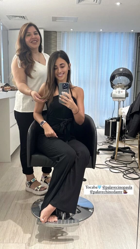 Antonela Roccuzzo se cambió el look. Foto: Instagram.