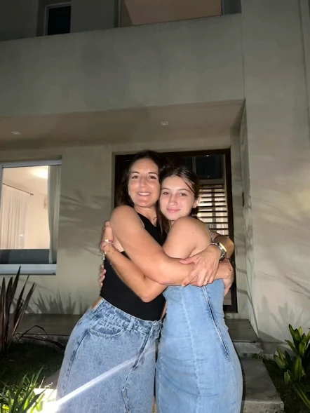 Así pasaron las Fiestas Indiana, Allegra y Sienna Cubero