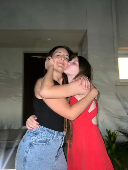 Así pasaron las Fiestas Indiana, Allegra y Sienna Cubero