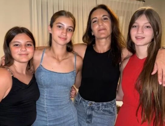 Así pasaron las Fiestas Indiana, Allegra y Sienna Cubero mientras Nicole Neumann estuvo con Manu Urcera