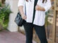 Guía de estilo: así se usa la camisa blanca esta primavera 2023. Foto: Pinterest. 
