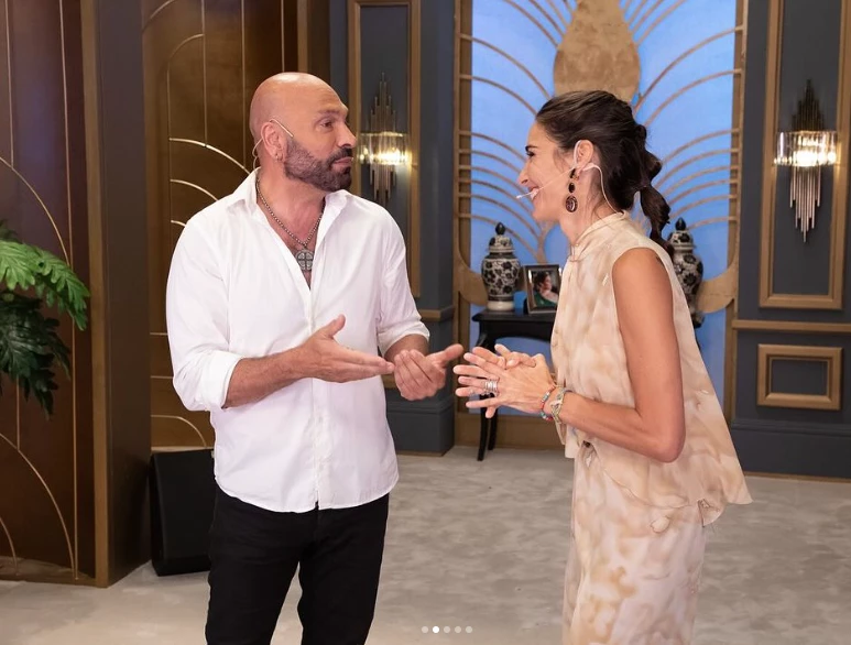 Juana Viale con Freddy Villarreal