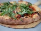 Pizza con aromas mediterráneos