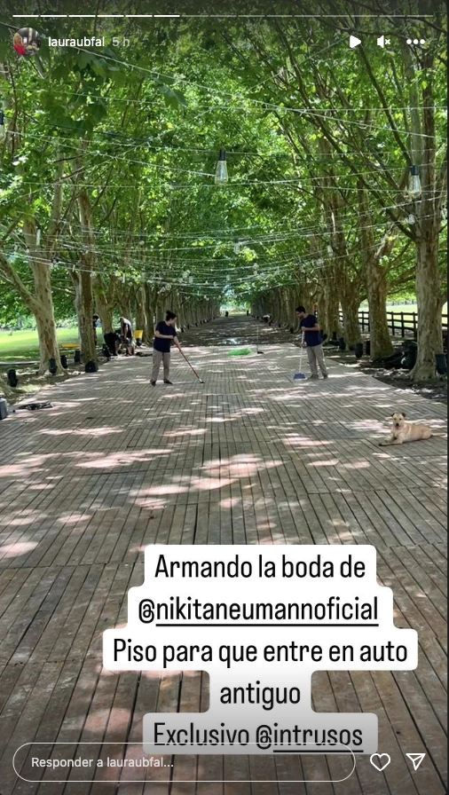 Así se prepara la boda de Nicole y Urcera en Monte Chico