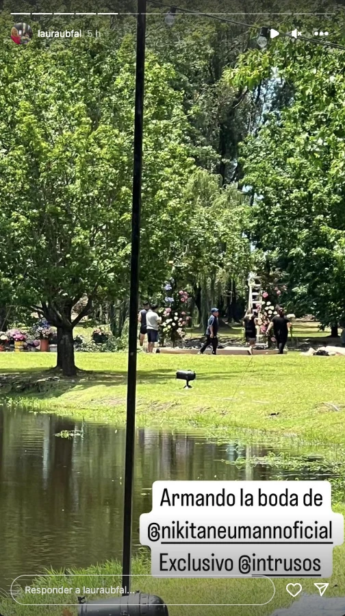 Así se prepara la boda de Nicole y Urcera en Monte Chico