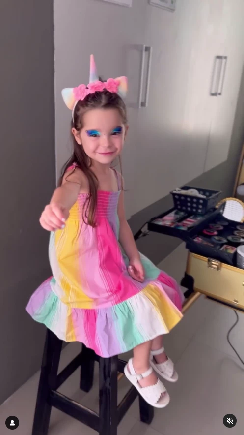 Ema, la hija de Eugenia Tobal, cumplió 4 años