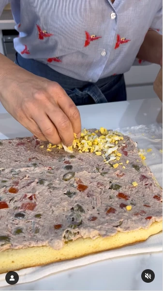 Cómo preparar pionono casero salado para la mesa navideña, por Jimena Monteverde