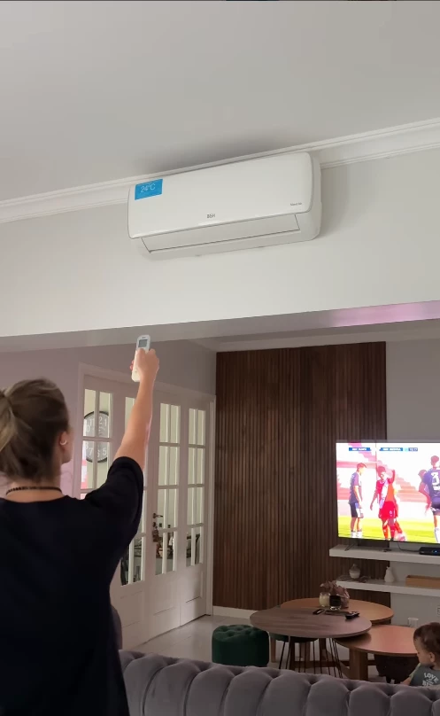 Mica Viciconte en su casa nueva