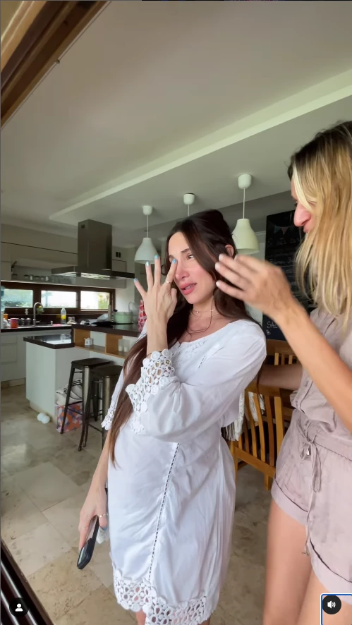 Magui Bravi en su baby shower