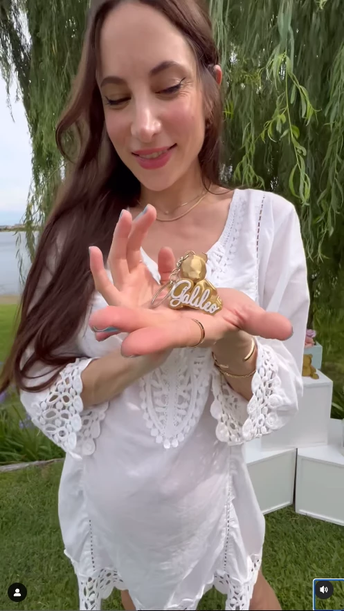 Magui Bravi en su baby shower