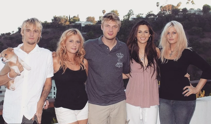 Los hermanos Carter cuando todo era felicidad entre ellos. 