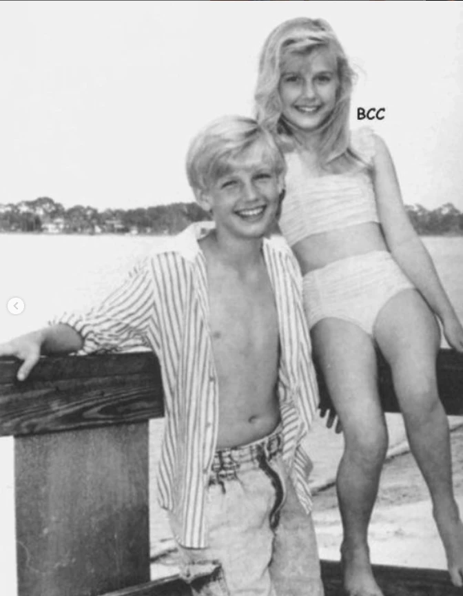 Bobbie Jean y Nick, de pequeños.