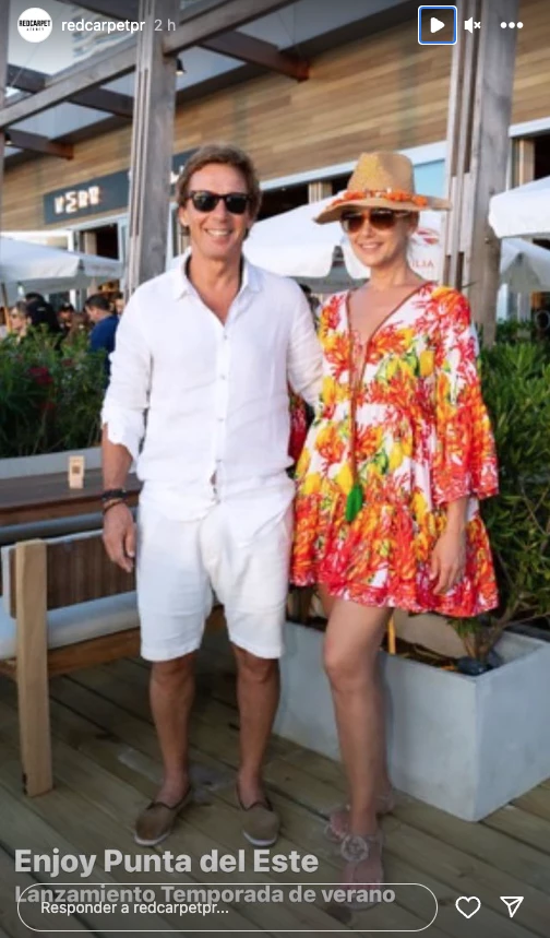 El look boho chic de Valeria Mazza en Punta del Este