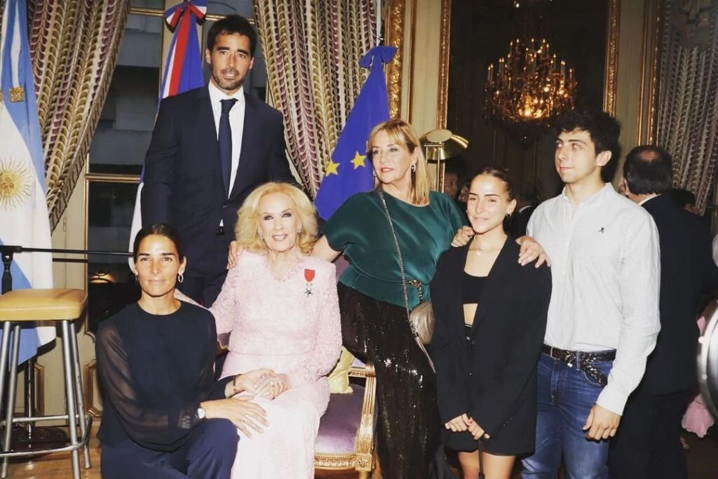 marcela tinayre, juana viale, rocco gastaldi, mirtha legrand y nacho viale