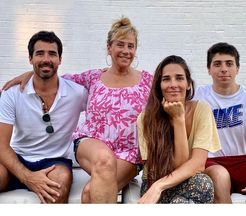 marcela tinayre, juana viale, nacho viale y rocco gastaldi