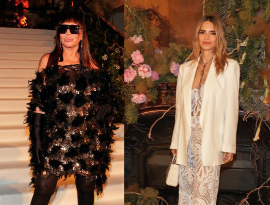 Vidriera: de Moria Casán a María Vazquez, los looks de las famosas en el espectacular desfile de Javier Saiach