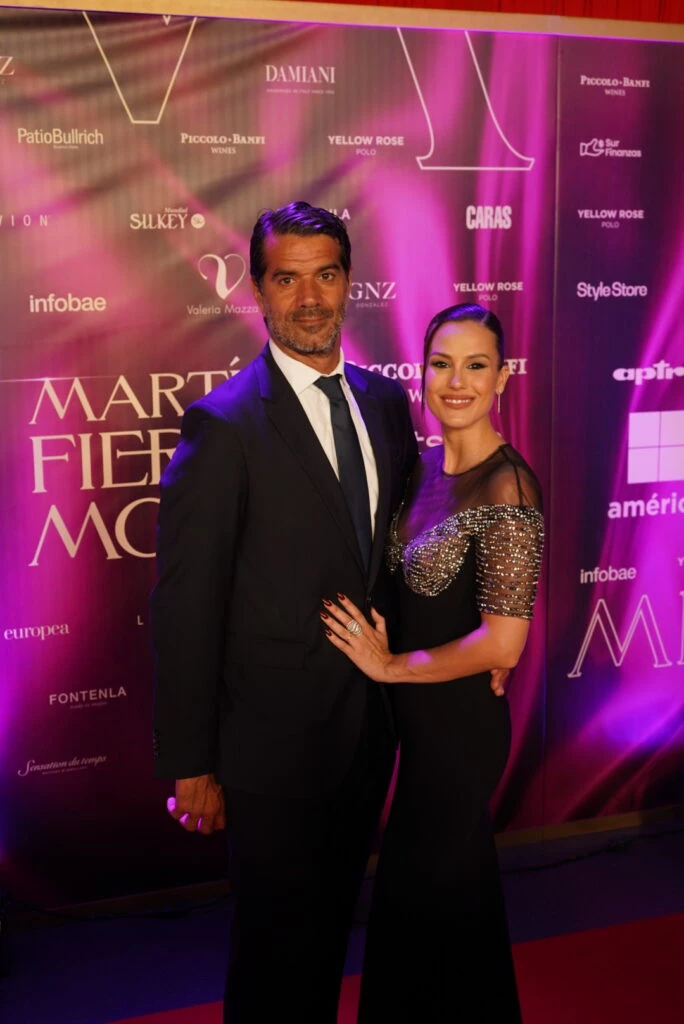 Luli Fernández y marido. foto Cande Petech