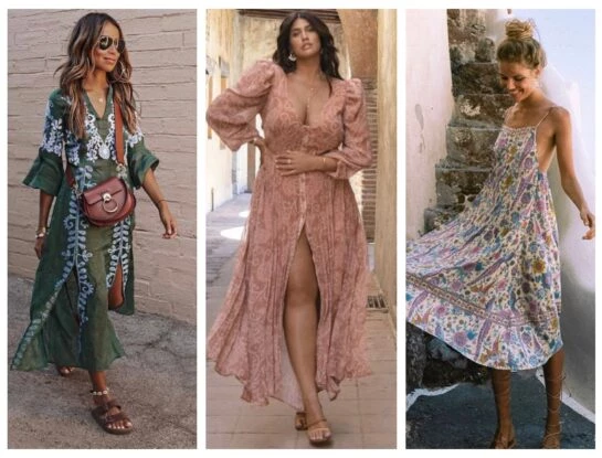 Modo Verano: 5 looks con vestidos boho para disfrutar de la última semana del año