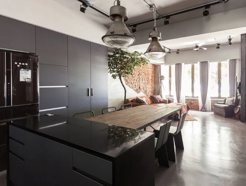 Así se renovó un antiguo departamento con estilo industrial