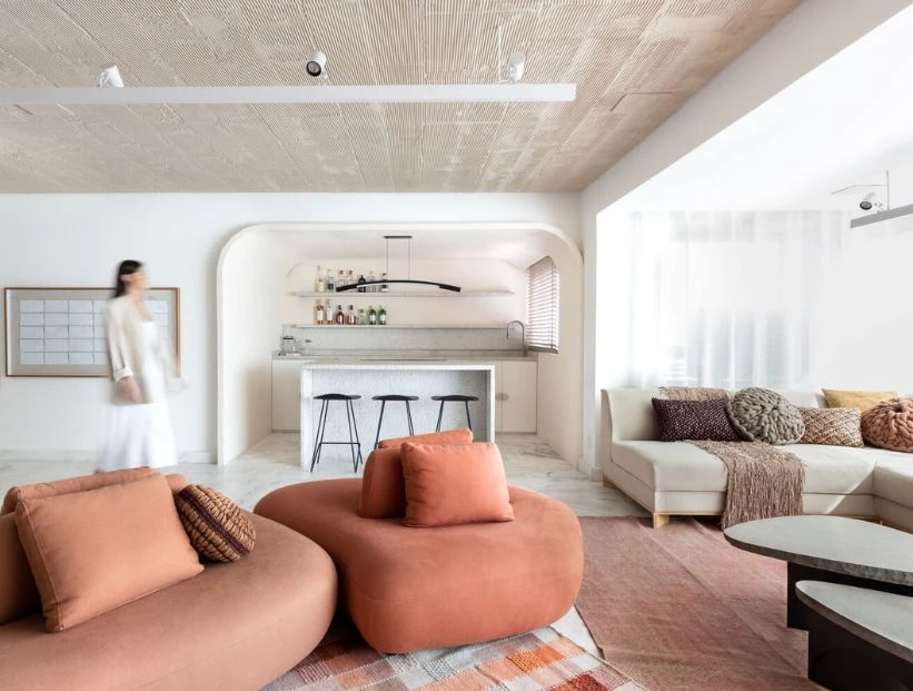 Así se diseñó un departamento simple, sostenible y estético