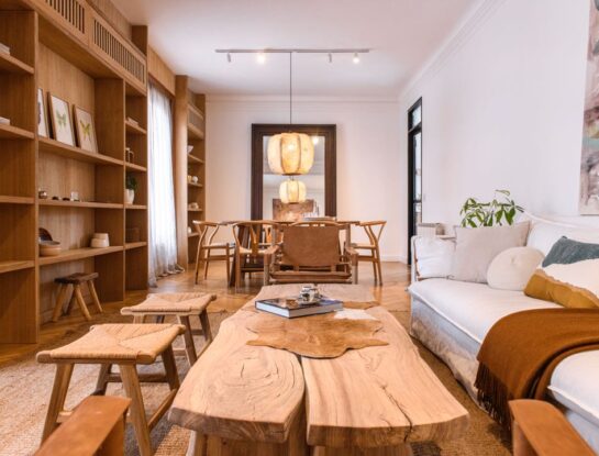 Estilo craftcore: deco consciente, sostenible y artesanal para un depto reciclado