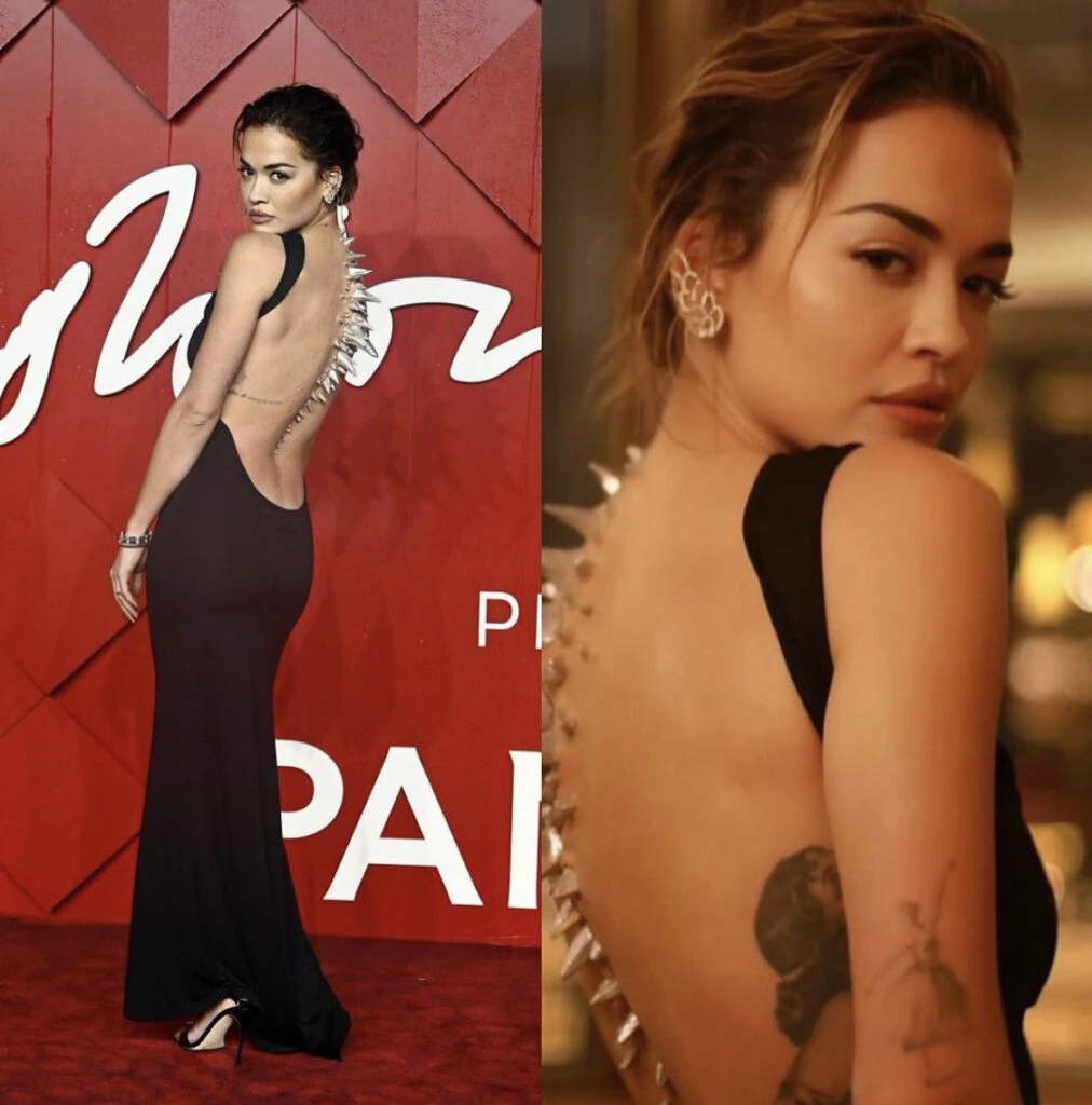 Rita Ora en los Fashion Awards 2023. Foto: Instagram. 