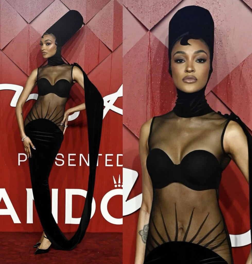 Joudan Dunn en los Fashion Awards 2023. Foto: Instagram. 