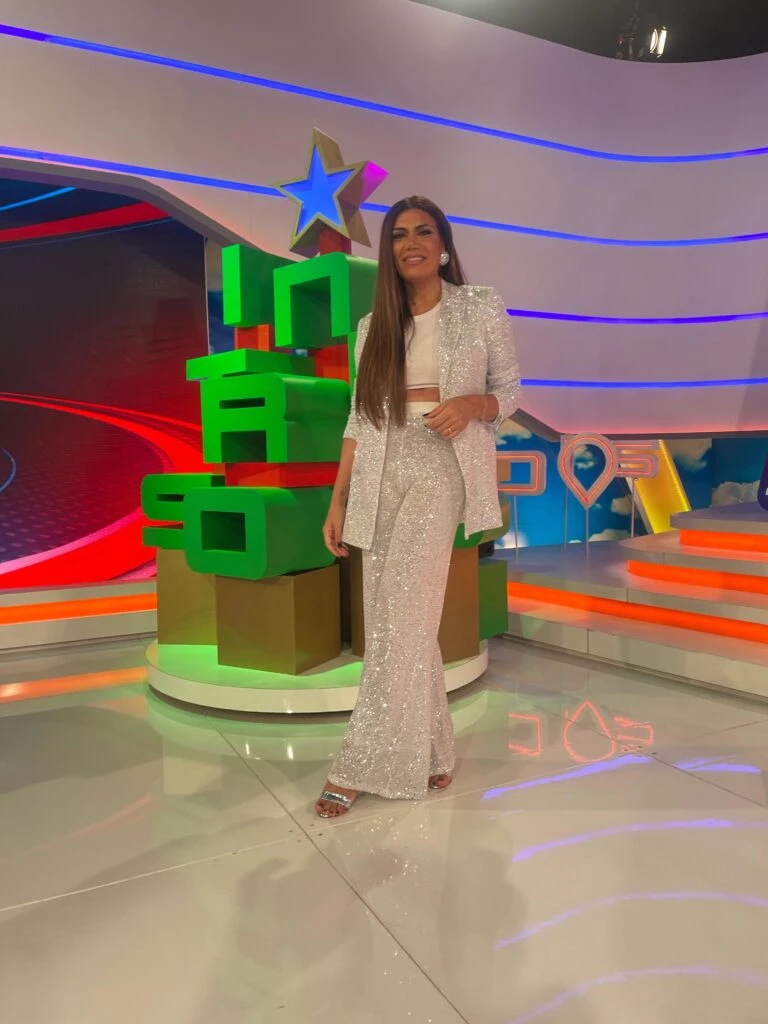 Flor de la V brilló con su outfit. Foto: Instagram. 