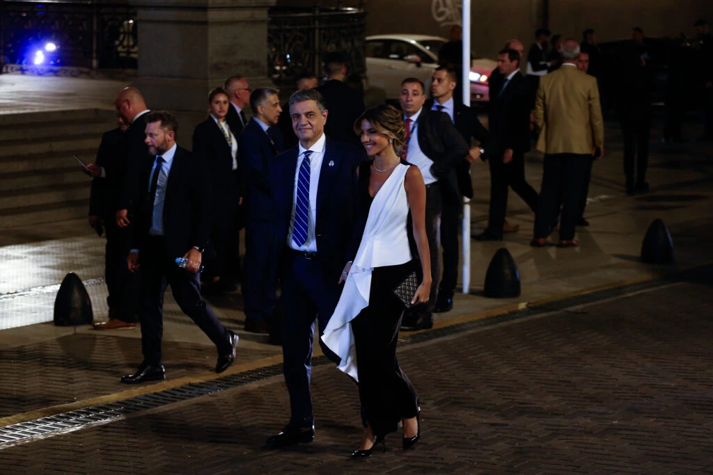 Jorge Macri y María Belén Ludueña