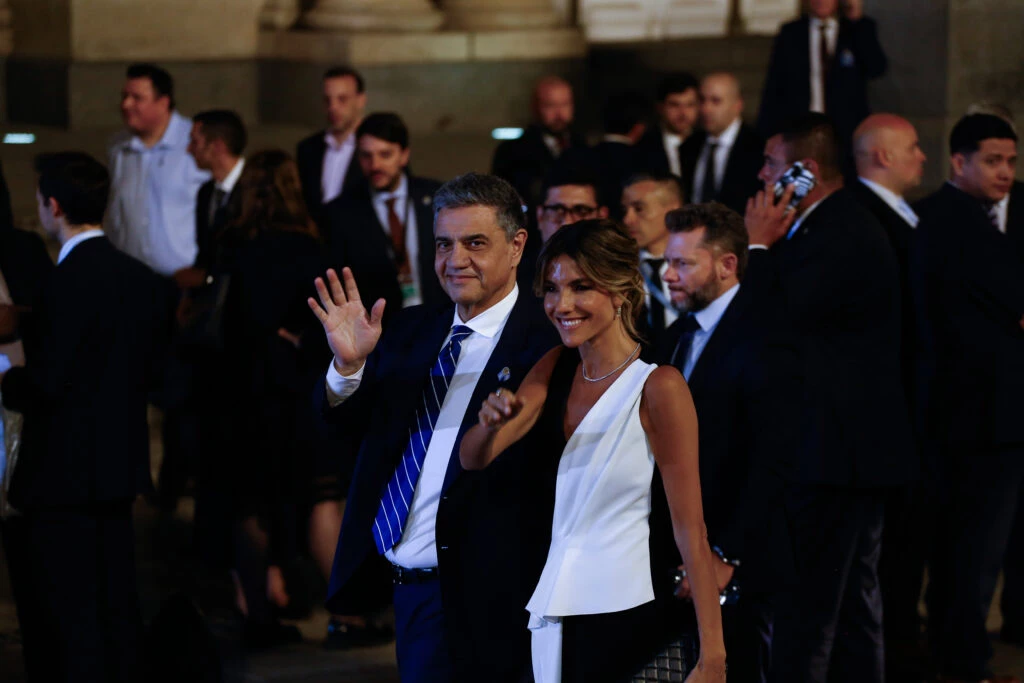 Jorge Macri y María Belén Ludueña