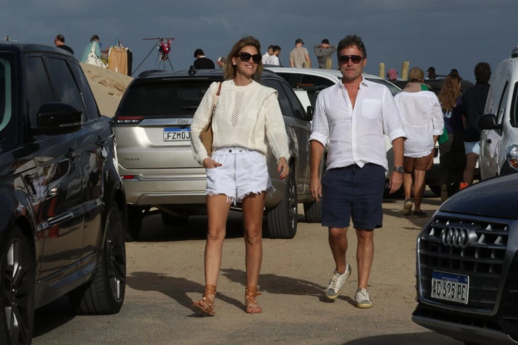 La diseñadora Heidi Clair, ex de Cristian Castro, en Punta del Este. Foto RS Fotos.