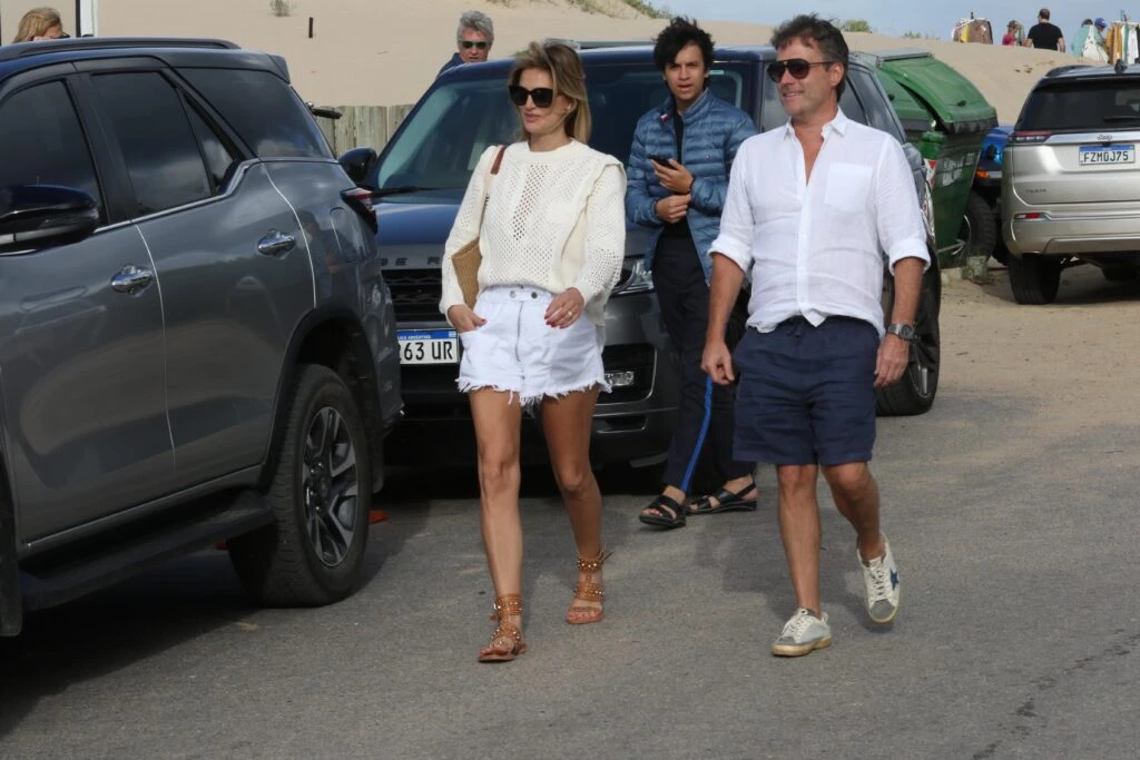 La diseñadora Heidi Clair, ex de Cristian Castro, en Punta del Este. Foto RS Fotos.