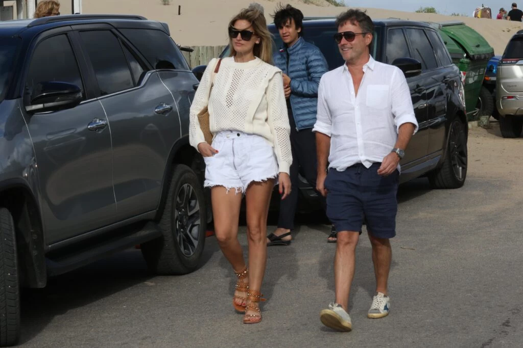 La diseñadora Heidi Clair, ex de Cristian Castro, en Punta del Este. Foto RS Fotos.