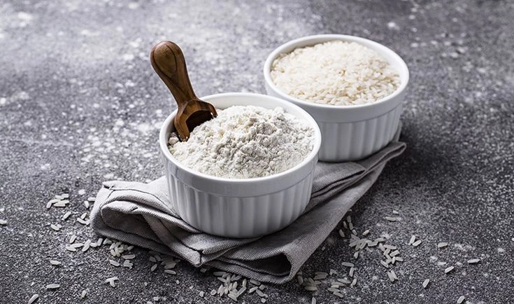 mascarilla facial con harina de trigo