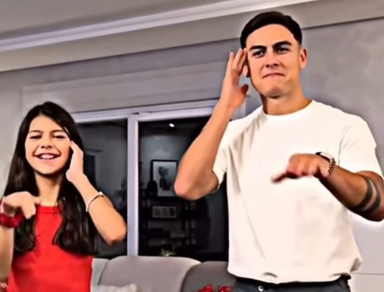 El divertido video de Paulo Dybala con la hija de Leandro Paredes