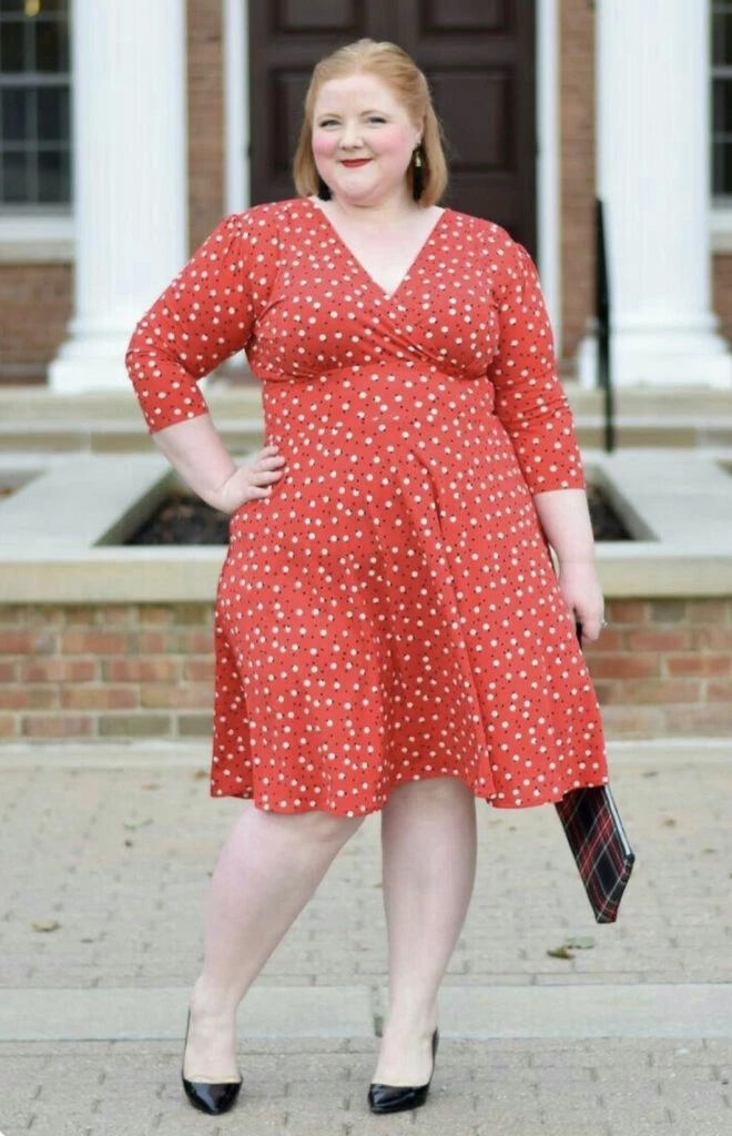 Looks con vestidos rojos para nochebuena. Foto: Pinterest. 