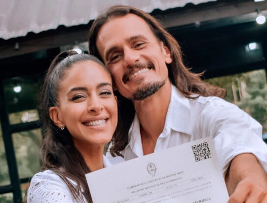 Las fotos del casamiento por civil de Celeste Muriega y Christian Sancho