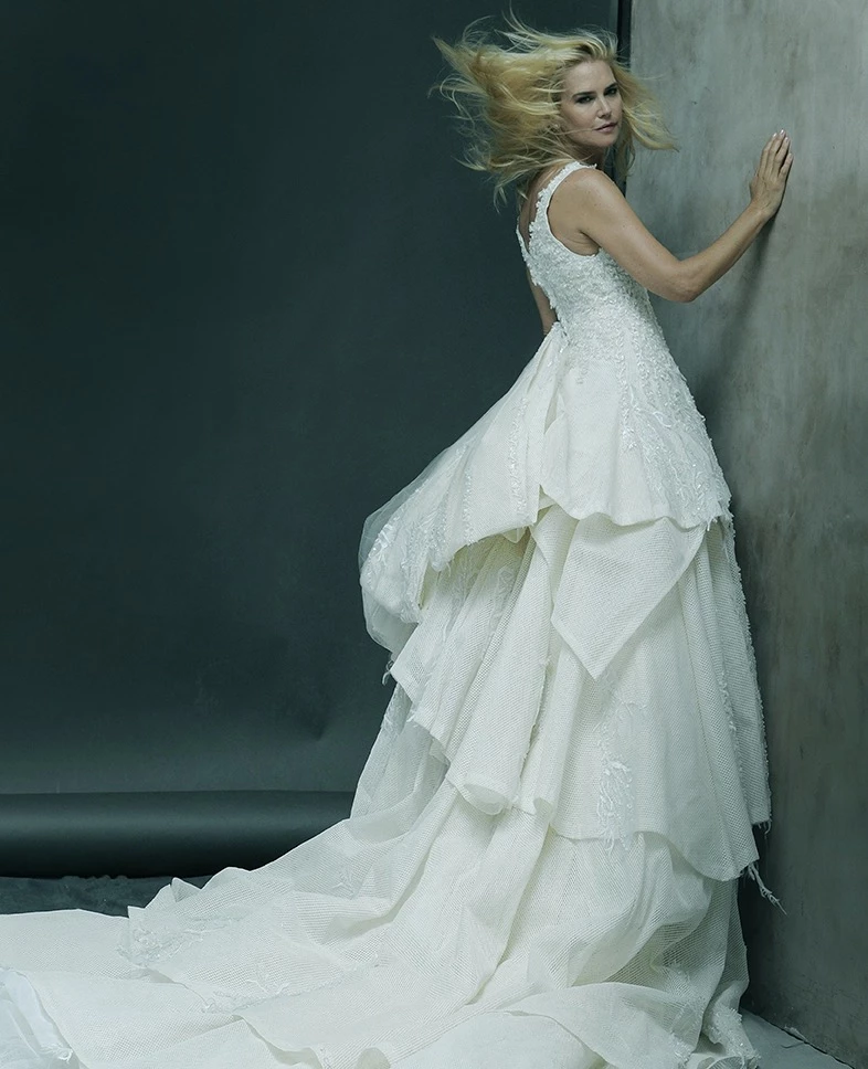 Valeria Mazza con look de Gustavo Pucheta