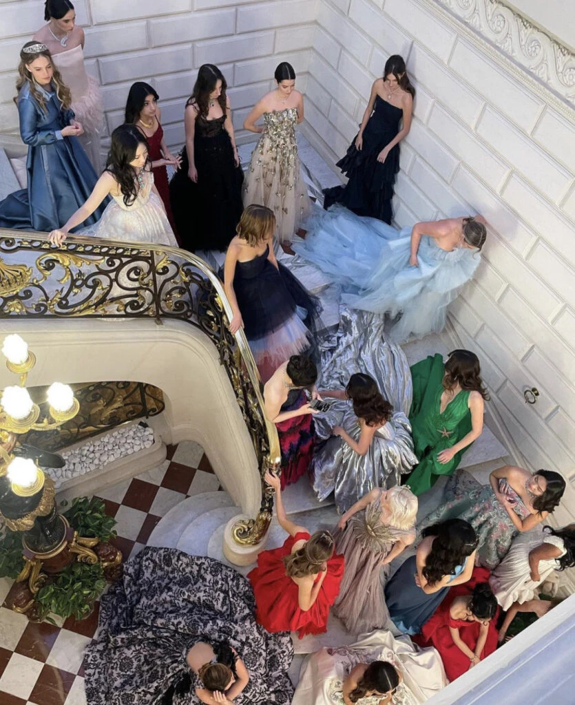 Quién es Lara Cosima, la condesa e influencer que brilló en el Baile de Debutantes en París. Foto: Instagram.