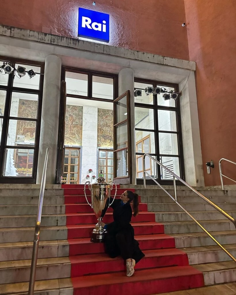 Wanda Nara, campeona del Bailando de Italia. Foto: IG.