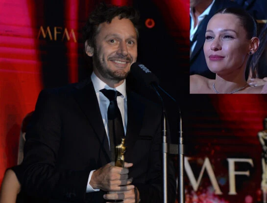 El guiño de Benjamín Vicuña a Pampita en los Martin Fierro de la Moda: "No, dos veces no"