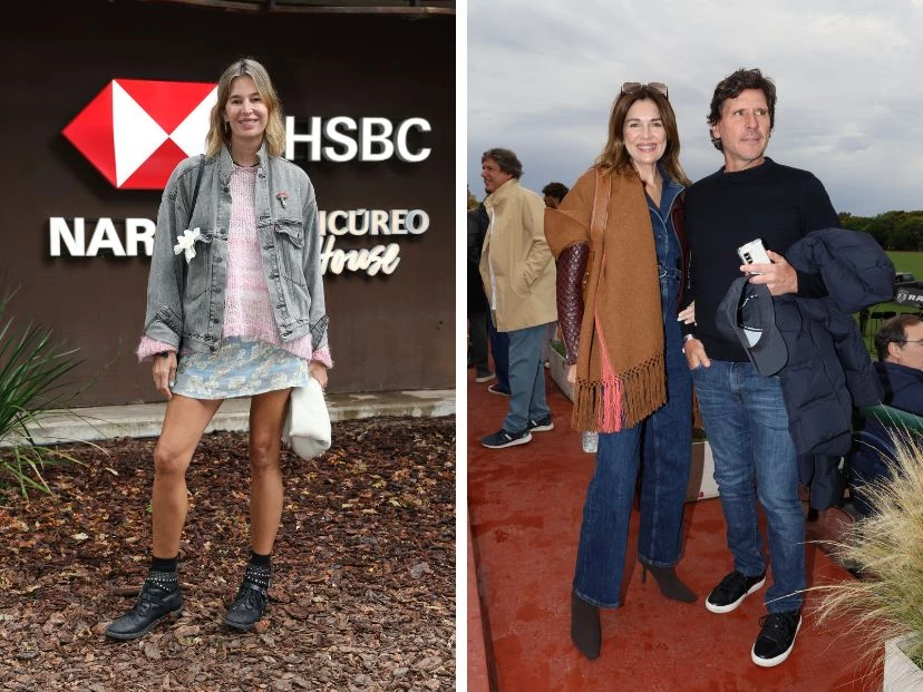 Vidriera de Dolores Barreiro a Andrea Frigerio, los looks de los famosos en el Abierto Argentino de Polo de Palermo
