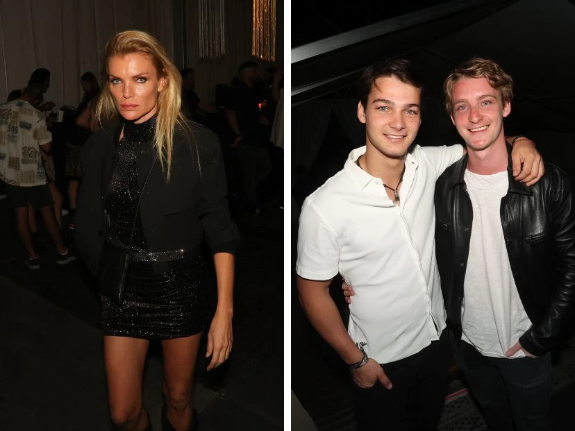 Vidriera: de Esther Cañadas a Balthazar y Tiziano Gravier, los famosos disfrutaron de la música electrónica en Punta del Este