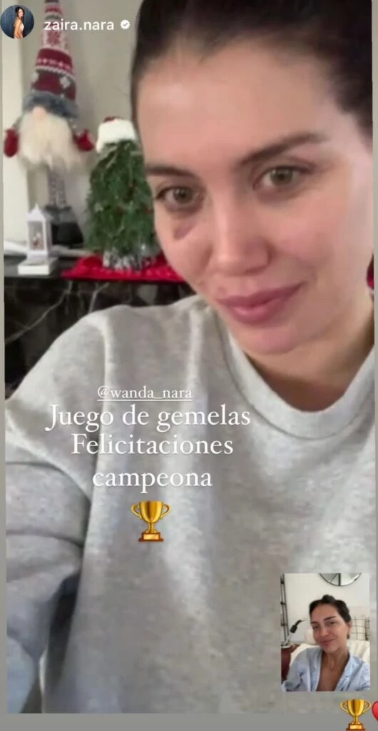 Zaira Nara y unas palabras para su hermana.