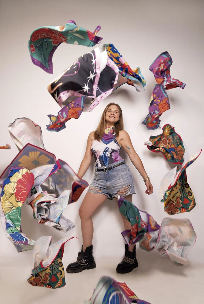 Marianela Guzmán Vercellesi hizo de su fascinación por las estampas la seña particular de su propuesta de diseño integral.