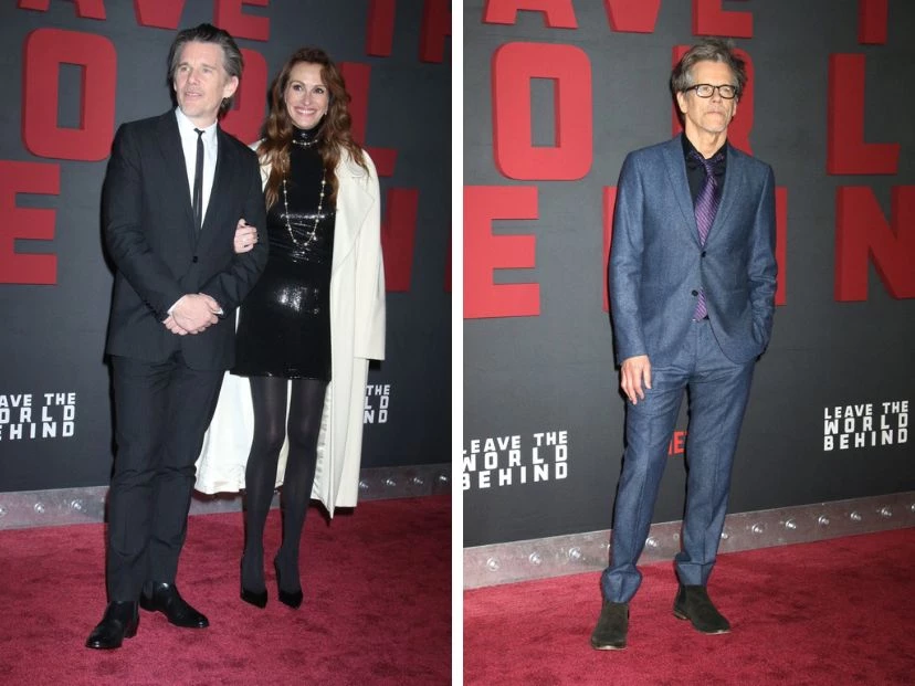 de Julia Roberts a Ethan Hawke, los looks de los famosos en el estreno de 'Dejar el mundo atrás'