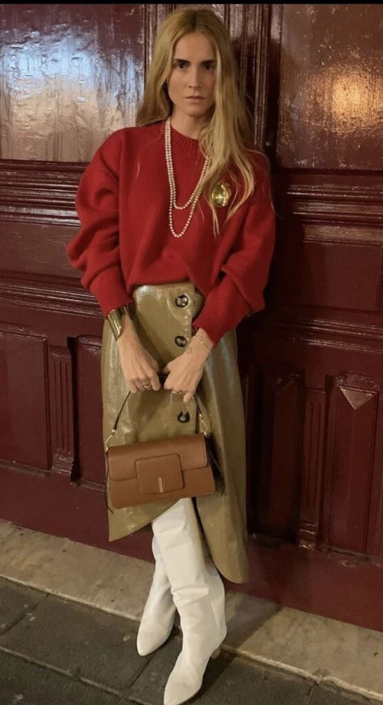 el rojo cherry promete ser furor en el otoño/invierno 2024