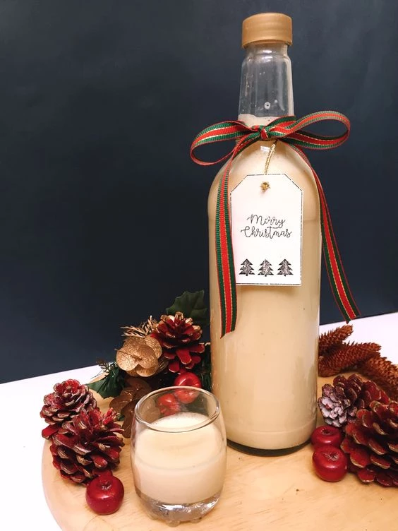 Así queda la bebida tradicional de Navidad. 