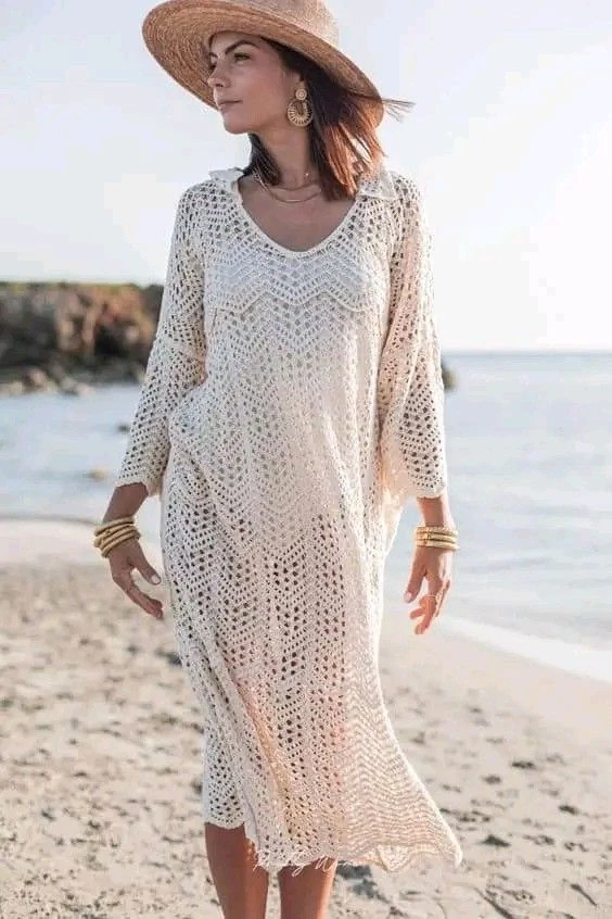 Vestido de crochet