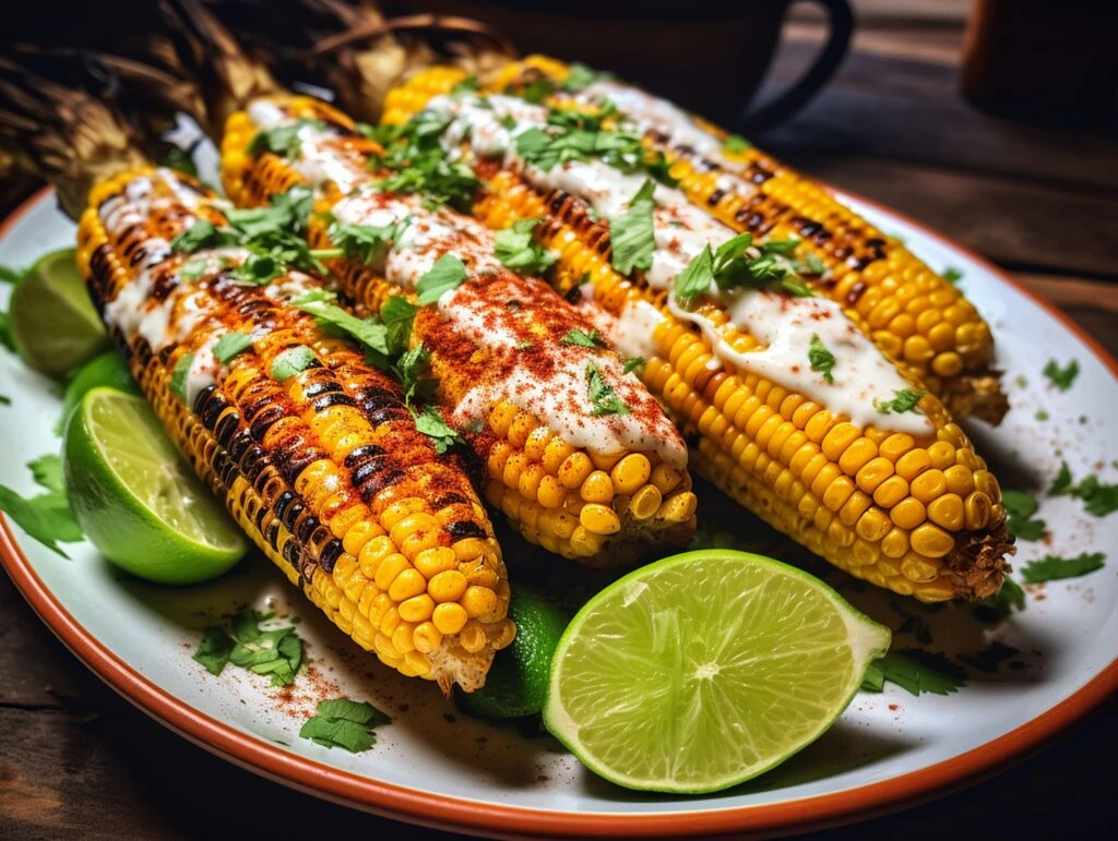 Choclos a la parrilla